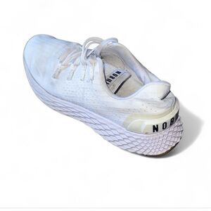NOBULL Ripstop Runner White Gum Sole Men’s‎ 5 Women’s 6.5 Training Shoes